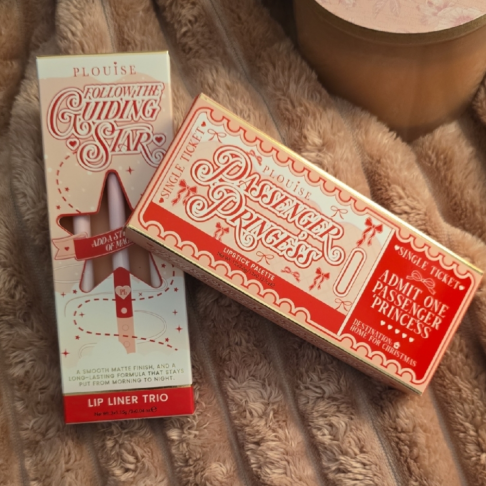 P.Louise Lip Liner Trio and Lipstick Palette Set